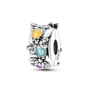 925 Sterling Silver Glow-in-the-Dark Firefly Clip