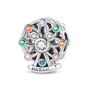 New 925 Sterling Silver Mickey Mouse Ferris Wheel Charms