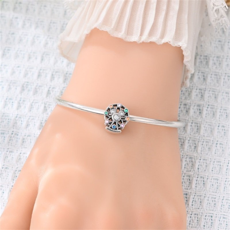 New 925 Sterling Silver Mickey Mouse Ferris Wheel Charms - Image 5