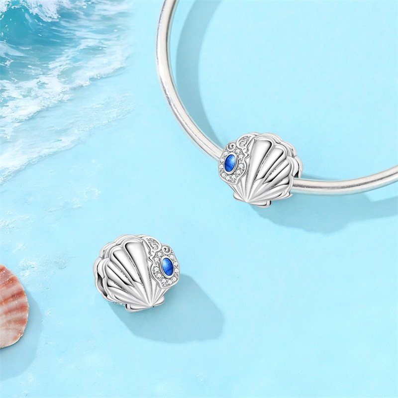 New 925 Sterling Silver Exquisite Shell Safety Clasp - Image 3