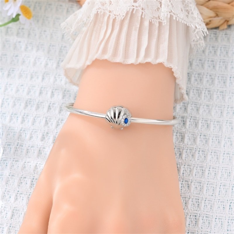 New 925 Sterling Silver Exquisite Shell Safety Clasp - Image 5