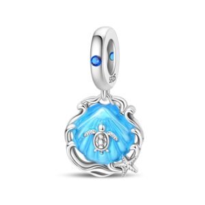 New 925 Sterling Silver Romantic Wave Charms Beads