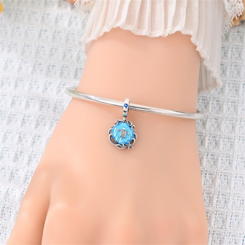 New 925 Sterling Silver Romantic Wave Charms Beads - Image 5