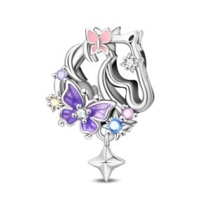 New 925 Sterling Silver Unicorn Charms Beaed